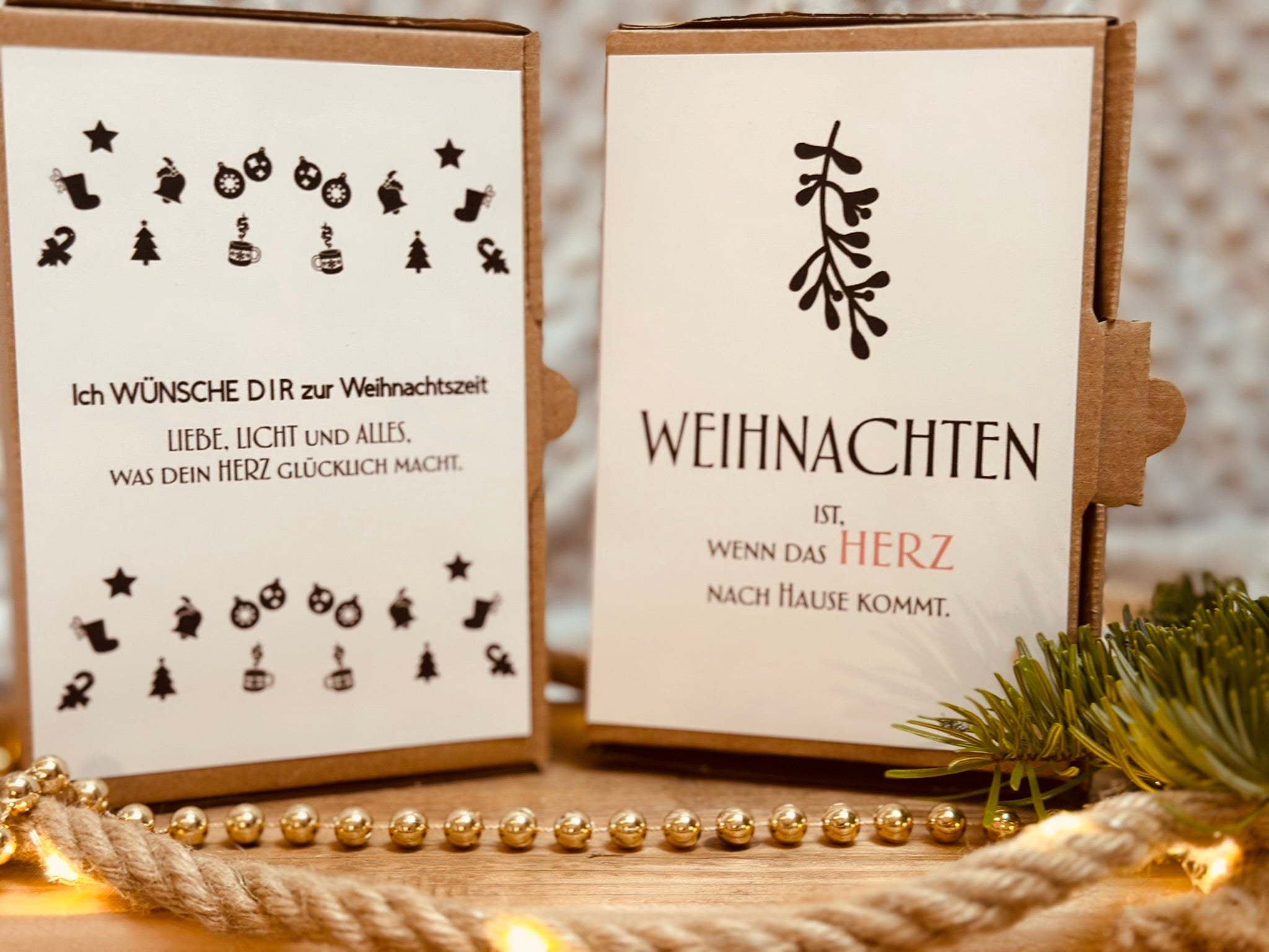 Weihnachtsbox Kerze