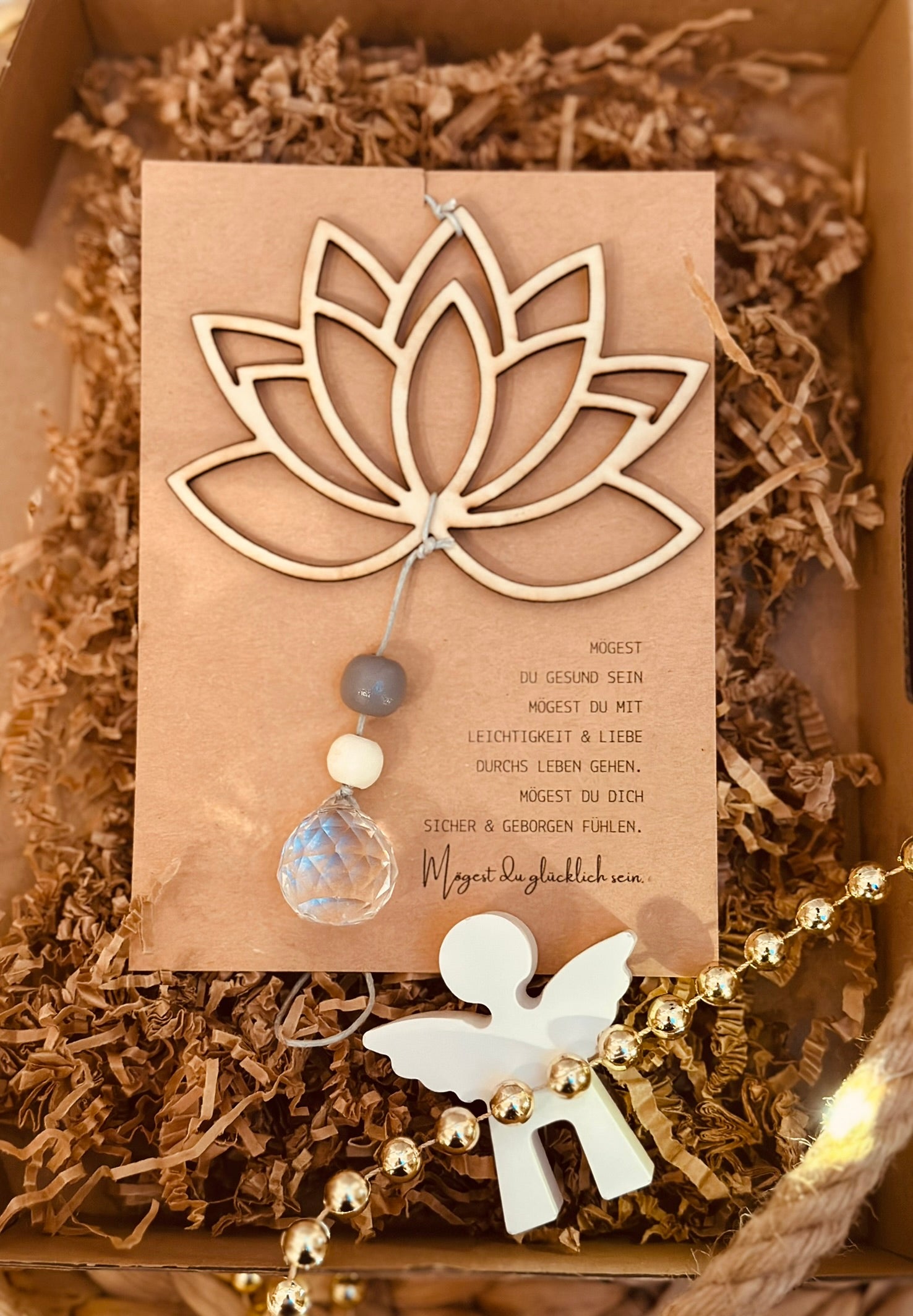 Geschenkebox Sonnenfänger Lotusblüte