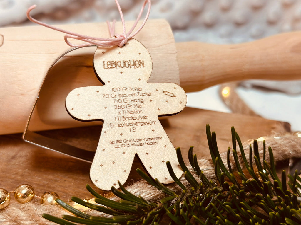 Nudelholz mit Spruch