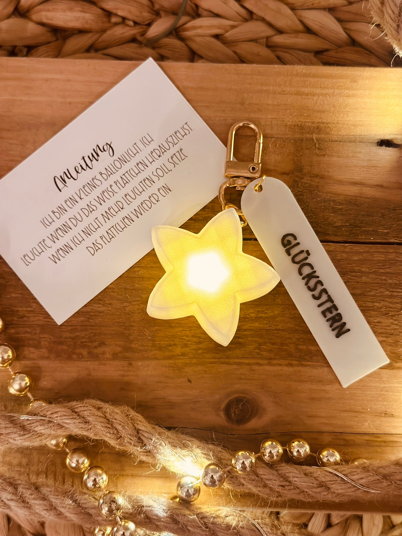 Schlüsselanhänger mit Licht