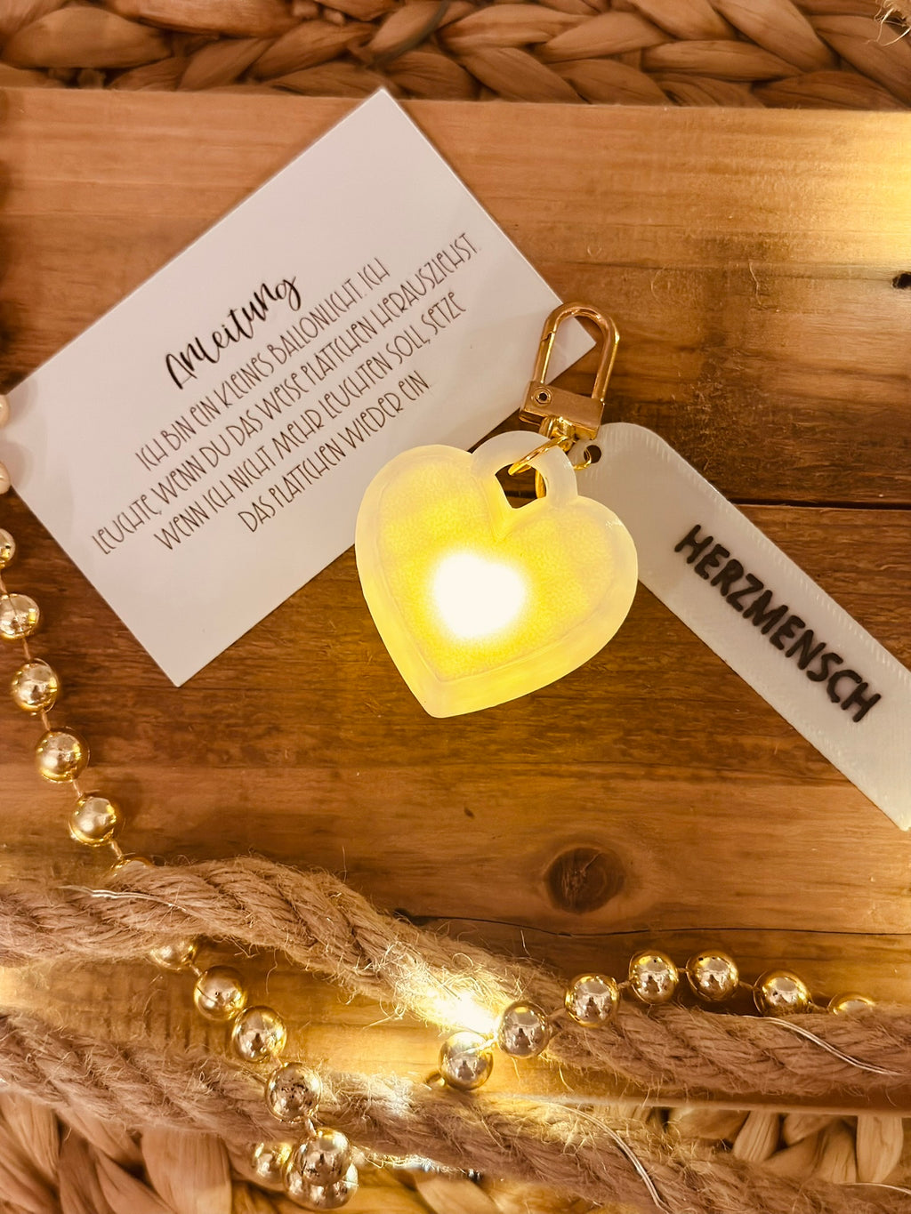 Schlüsselanhänger mit Licht