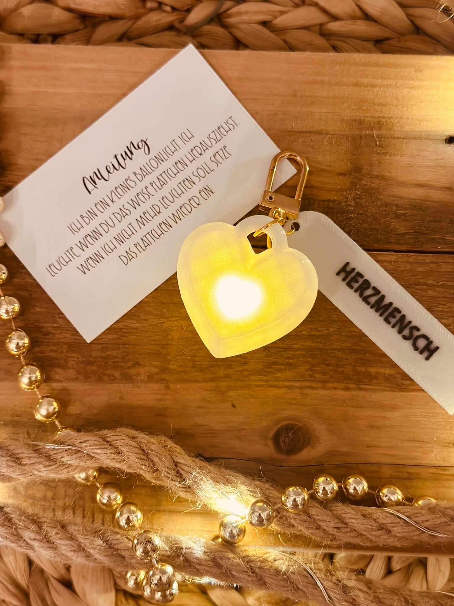 Schlüsselanhänger mit Licht