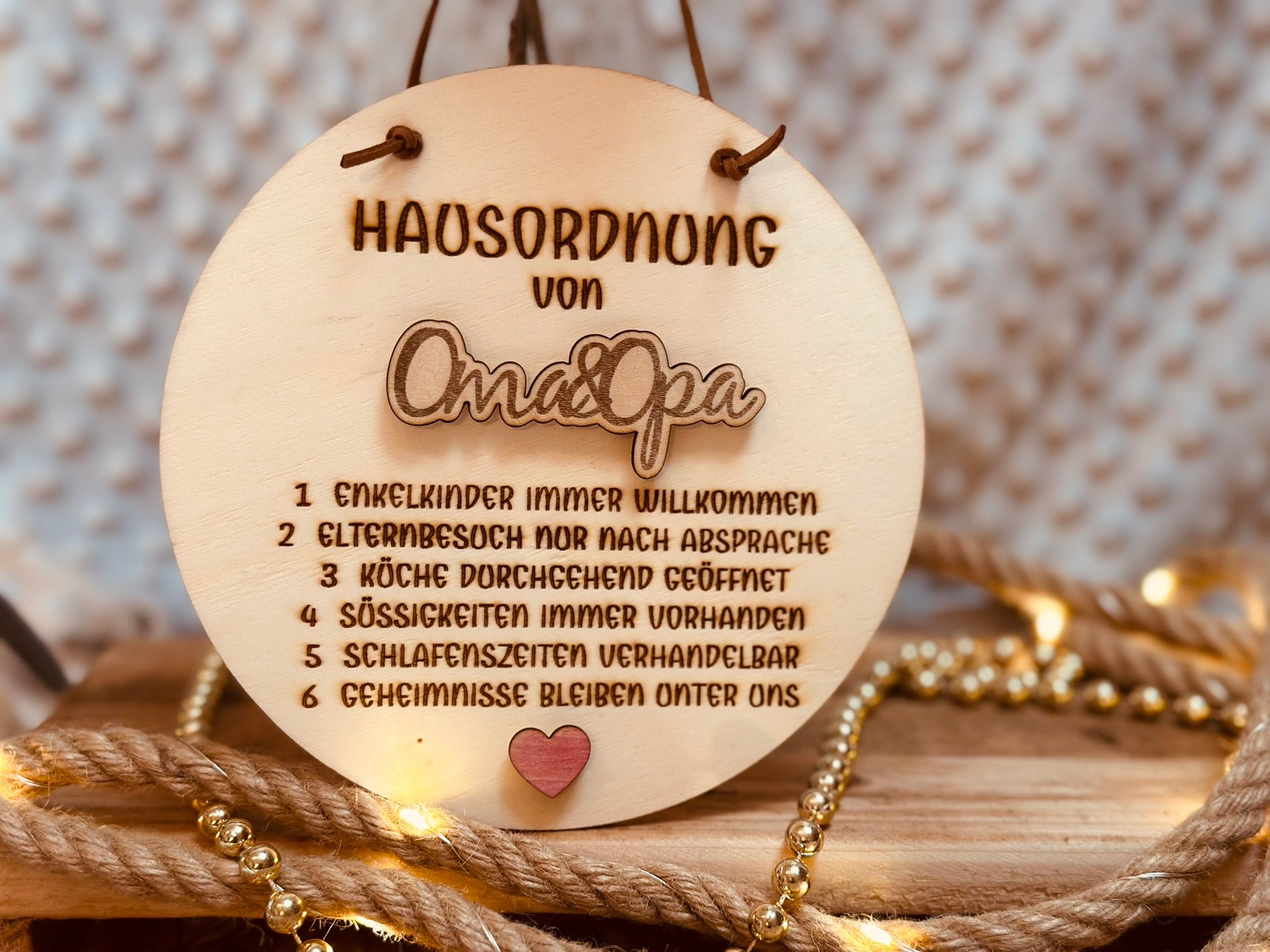 Hausordnung von Oma&Opa