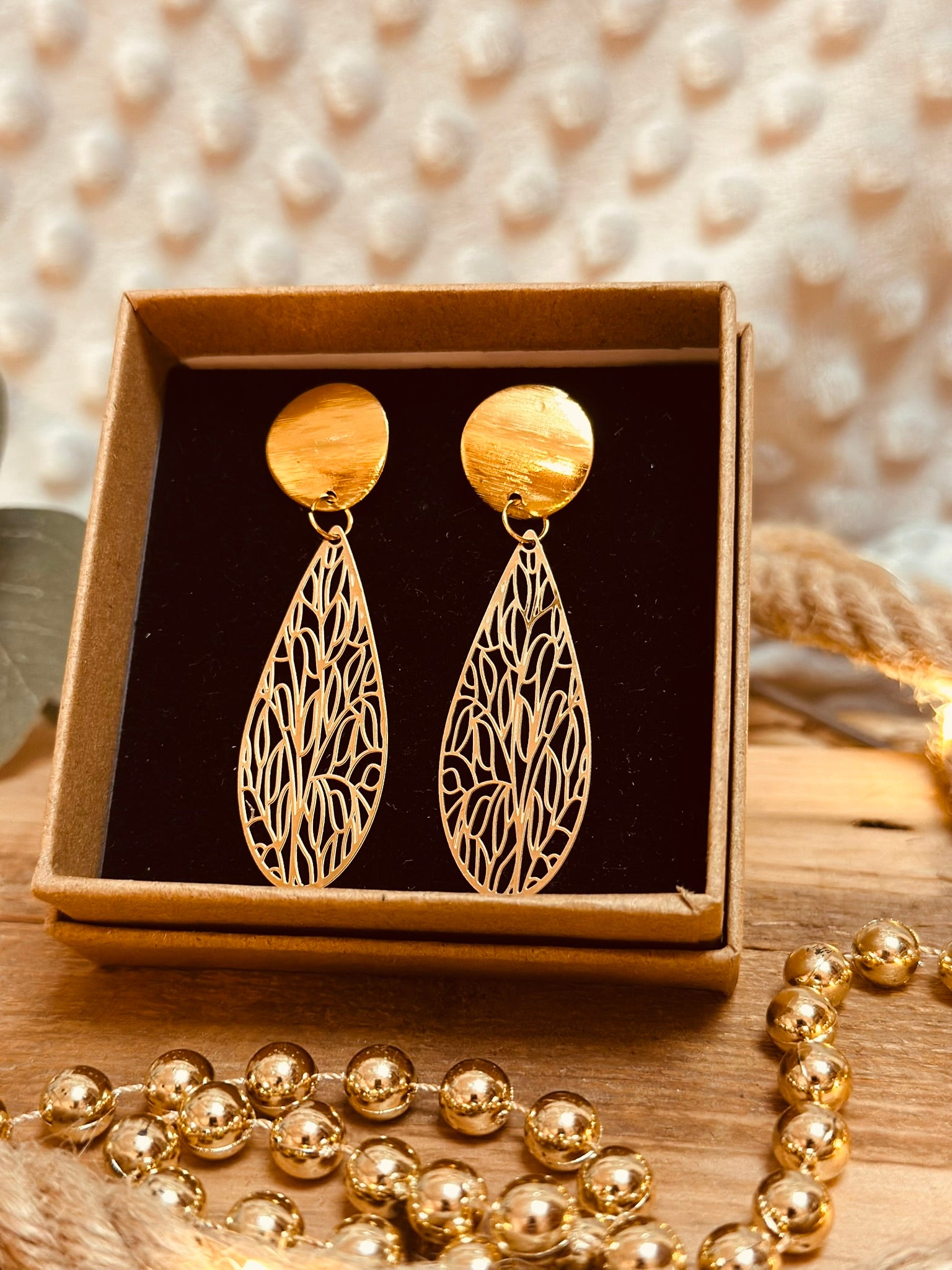 Bohemian Ohrringe, Gold