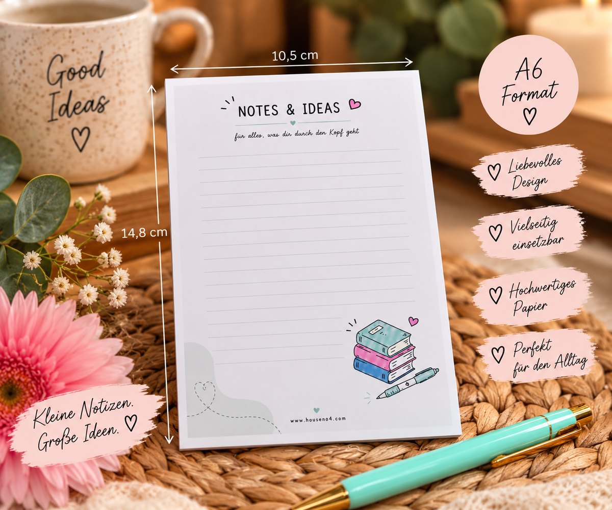 Notizblock - Notes & Ideas